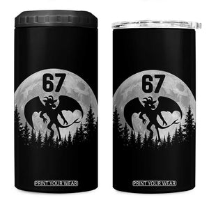 Funny Jersey Devil 67 Moon Night Stroll 4 in 1 Can Cooler Tumbler TS11 One Size: 16 oz Black Print Your Wear