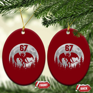 Funny Jersey Devil 67 Moon Night Stroll Ceramic Ornament TS11 Print Your Wear