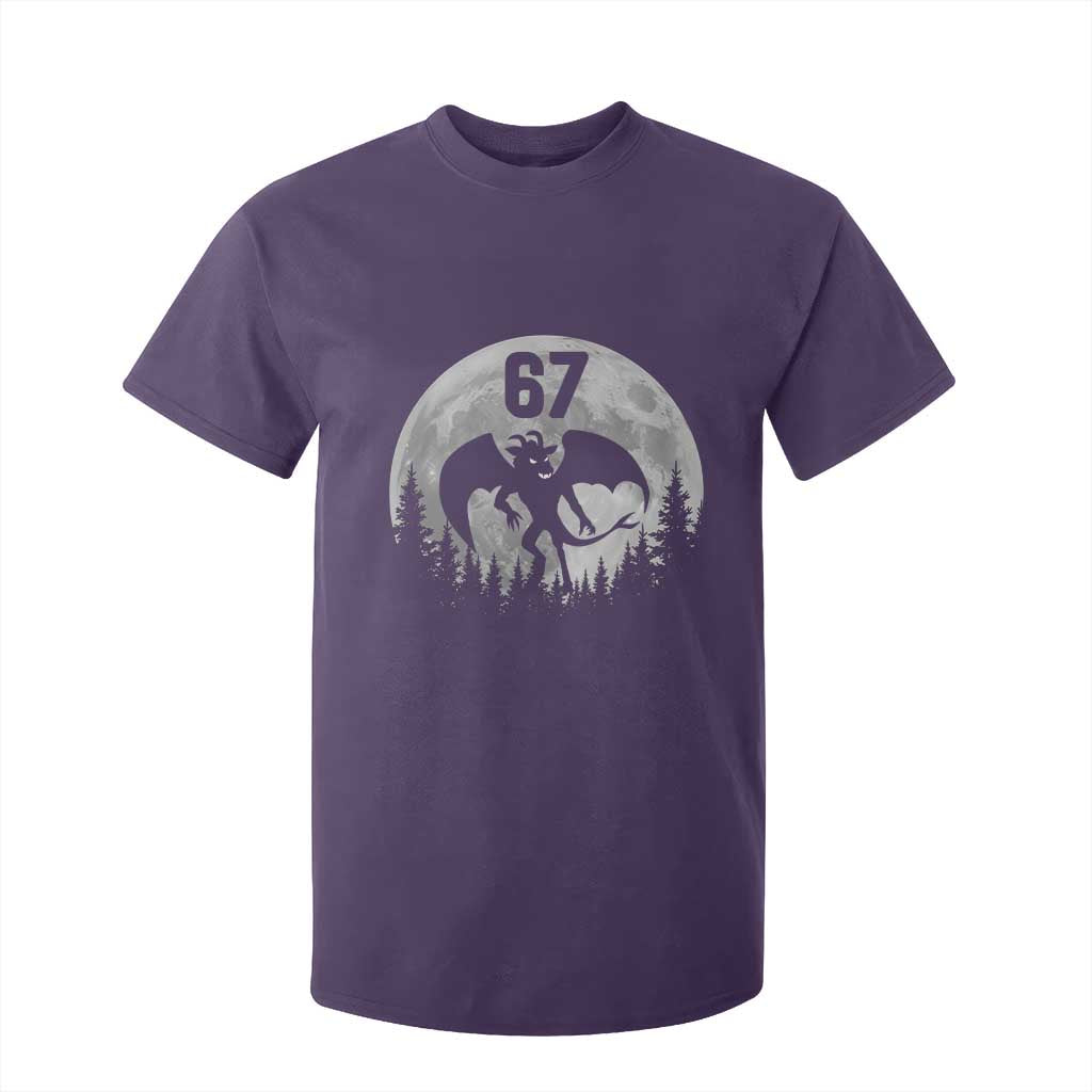 Funny Jersey Devil 67 Moon Night Stroll T Shirt For Kid TS11 Purple Print Your Wear