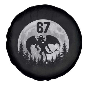 Funny Jersey Devil 67 Moon Night Stroll Spare Tire Cover TS11 Print Your Wear