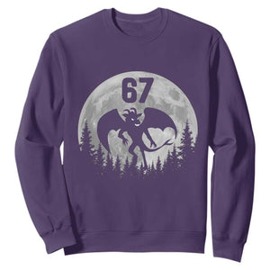Funny Jersey Devil 67 Moon Night Stroll Sweatshirt TS11 Purple Print Your Wear