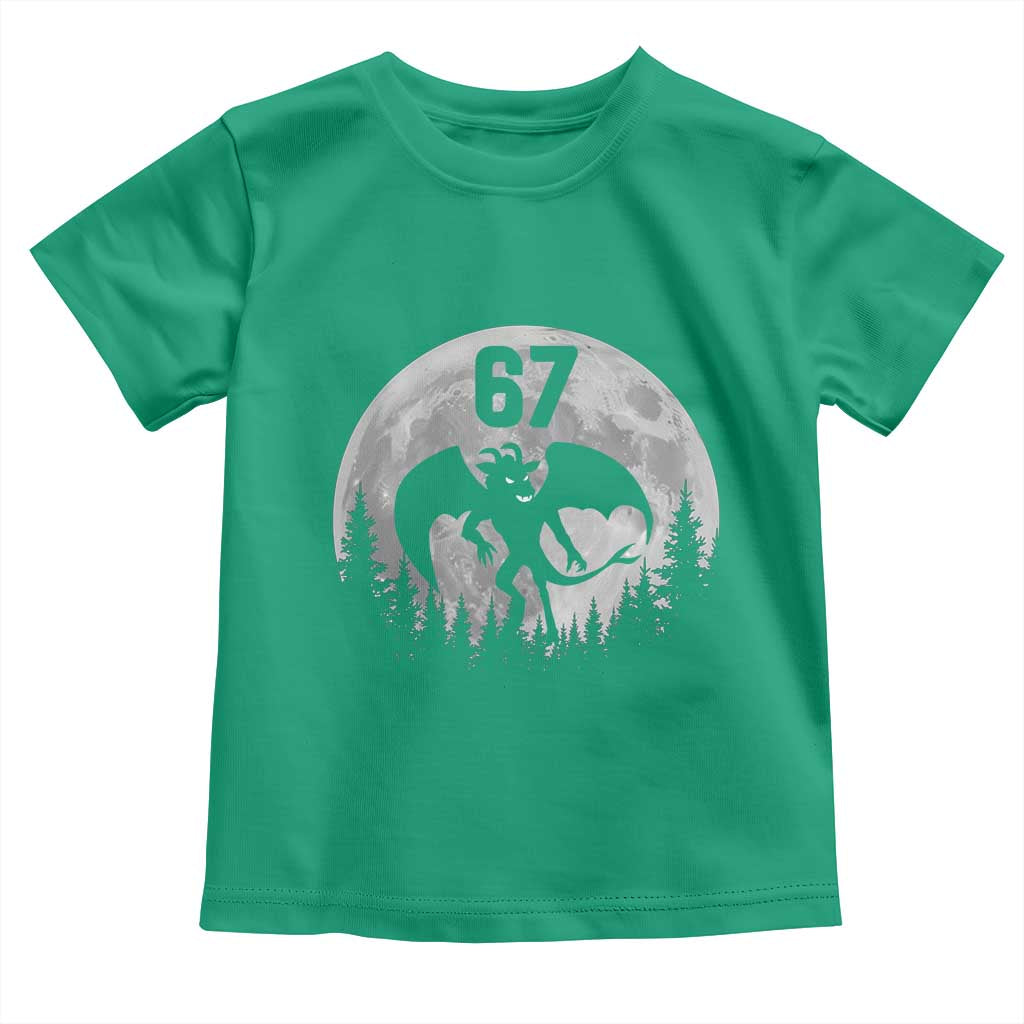 Funny Jersey Devil 67 Moon Night Stroll Toddler T Shirt TS11 Irish Green Print Your Wear