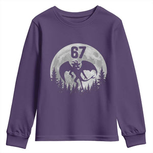 Funny Jersey Devil 67 Moon Night Stroll Youth Sweatshirt TS11 Purple Print Your Wear