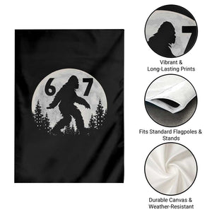 Funny Bigfoot 67 Night Stroll Moon Sasquatch Garden Flag TS11 Print Your Wear