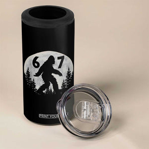 Funny Bigfoot 67 Night Stroll Moon Sasquatch 4 in 1 Can Cooler Tumbler TS11 Print Your Wear