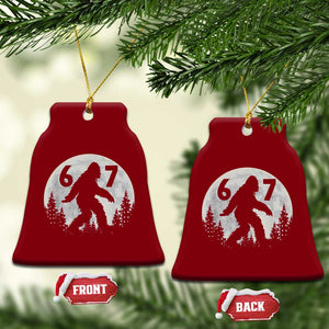 Funny Bigfoot 67 Night Stroll Moon Sasquatch Ceramic Ornament TS11 Print Your Wear