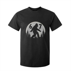 Funny Bigfoot 67 Night Stroll Moon Sasquatch T Shirt For Kid TS11 Black Print Your Wear