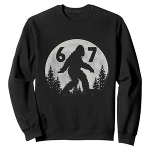 Funny Bigfoot 67 Night Stroll Moon Sasquatch Sweatshirt TS11 Black Print Your Wear