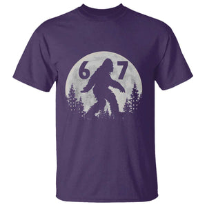 Funny Bigfoot 67 Night Stroll Moon Sasquatch T Shirt TS11 Purple Print Your Wear