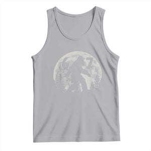 Funny Bigfoot 67 Night Stroll Moon Sasquatch Tank Top - Print Your Wear