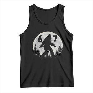 Funny Bigfoot 67 Night Stroll Moon Sasquatch Tank Top - Print Your Wear