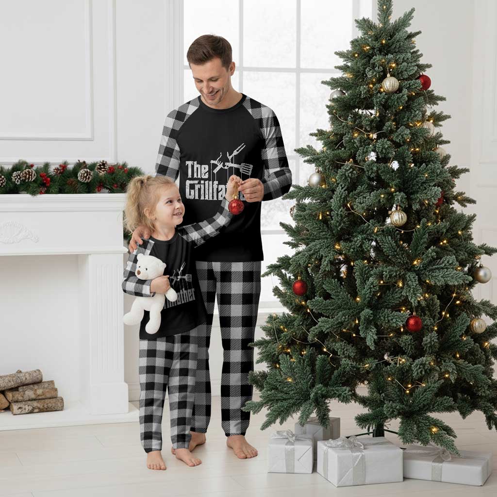 Funny BBQ Grilling Plaid Pajama Set The Grillfather Vintage Father's Day TS11 White Plaid Print Your Wear