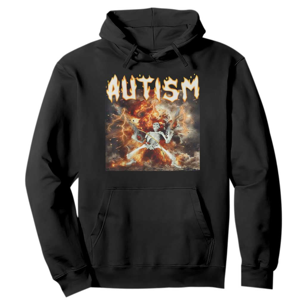 Funny Autism Skeleton Meme Hoodie Oddly Specific Dank Meme TS11 Black Print Your Wear