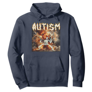 Funny Autism Skeleton Meme Hoodie Oddly Specific Dank Meme TS11 Navy Print Your Wear
