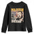 MLK Day His Dream Is My Dream Youth Sweatshirt Martin Luther King Vintage American Flag Black History Month TS11 Black Print Your Wear