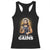 Funny Jesus Gym Workout Hallowed Be Thy Gains Racerback Tank Top Muscle Jesus Weightlifting TS11 Black Print Your Wear