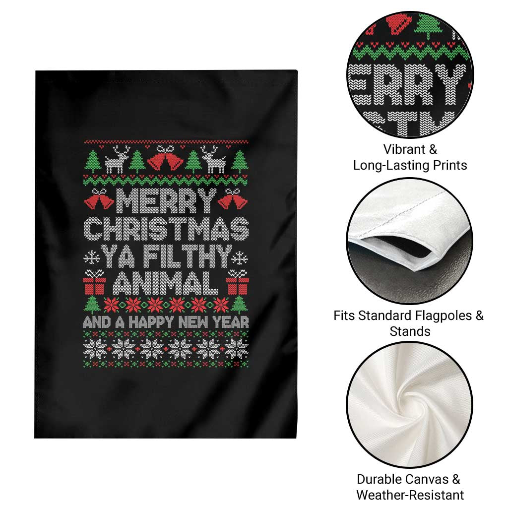 Funny Merry Christmas And A Happy New Year Garden Flag Christmas Movie TS11 Print Your Wear
