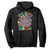 Funny Moo Deng 100 Days Bruh Hoodie Happy 100 Days Of School TS11 Black Print Your Wear