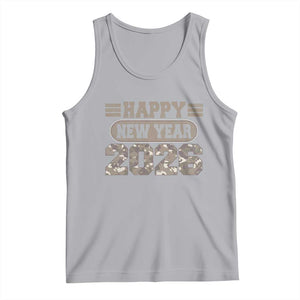 Camo Happy New Year Party 2026 Tank Top Camouflage NYE Party TS11 Athletic Heather Print Your Wear