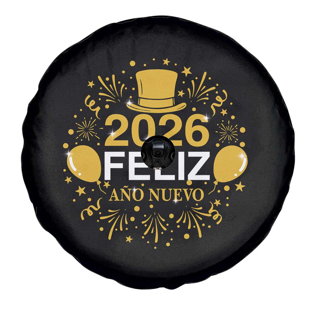 Spanish Mexican New Year 2026 Spare Tire Cover Feliz Ano Nuevo NYE Party TS11 Print Your Wear