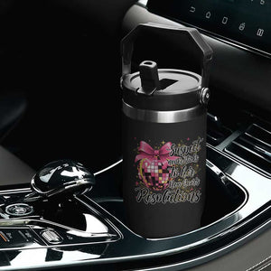 Funny Suspect Never Sticks To Her New Years Resolutions Flip Straw Tumbler Coquette Disco Ball TS11 Print Your Wear