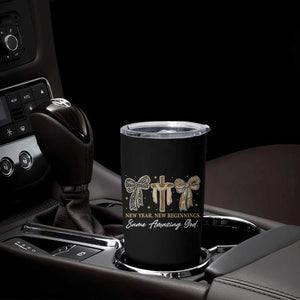 New Year New Beginnings Same Amazing God Tumbler Cup Christian New Years Eve TS11 Print Your Wear