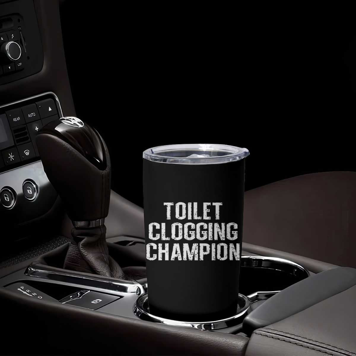 Toilet Clogging Champion Tumbler Cup Funny Meme TS11 Print Your Wear