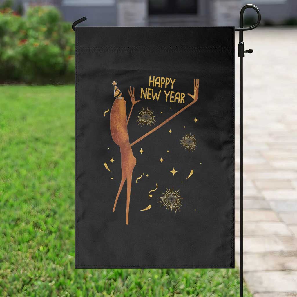 Funny Marcus The Worm New Year Garden Flag Happy New Year NYE Party Firework TS11 Print Your Wear