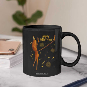 Funny Marcus The Worm New Year Coffee Mug Happy New Year NYE Party Firework TS11 Print Your Wear