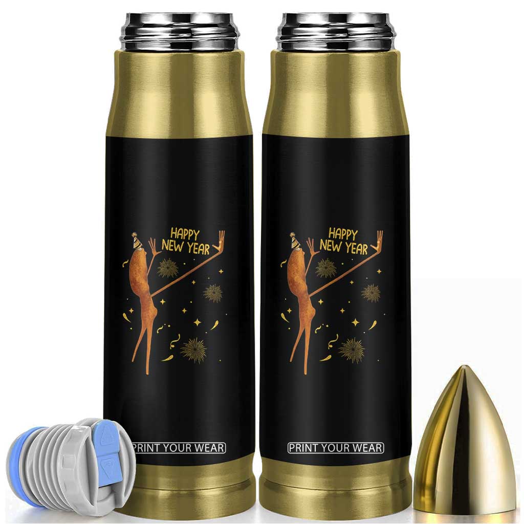 Funny Marcus The Worm New Year Bullet Tumbler Happy New Year NYE Party Firework TS11 Black Print Your Wear