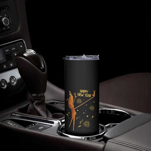 Funny Marcus The Worm New Year Skinny Tumbler Happy New Year NYE Party Firework TS11 Print Your Wear