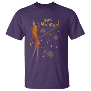 Funny Marcus The Worm New Year T Shirt Happy New Year NYE Party Firework TS11 Purple Print Your Wear