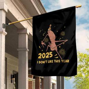 Funny Marcus The Worm New Year Garden Flag 2025 I Dont Like This Year Fireworks NYE Party TS11 Print Your Wear