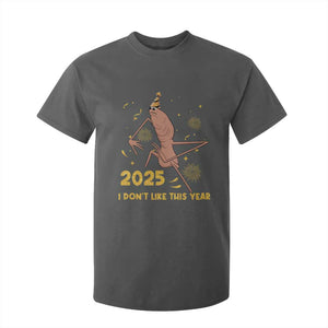 Funny Marcus The Worm New Year T Shirt For Kid 2025 I Dont Like This Year Fireworks NYE Party TS11 Dark Heather Print Your Wear