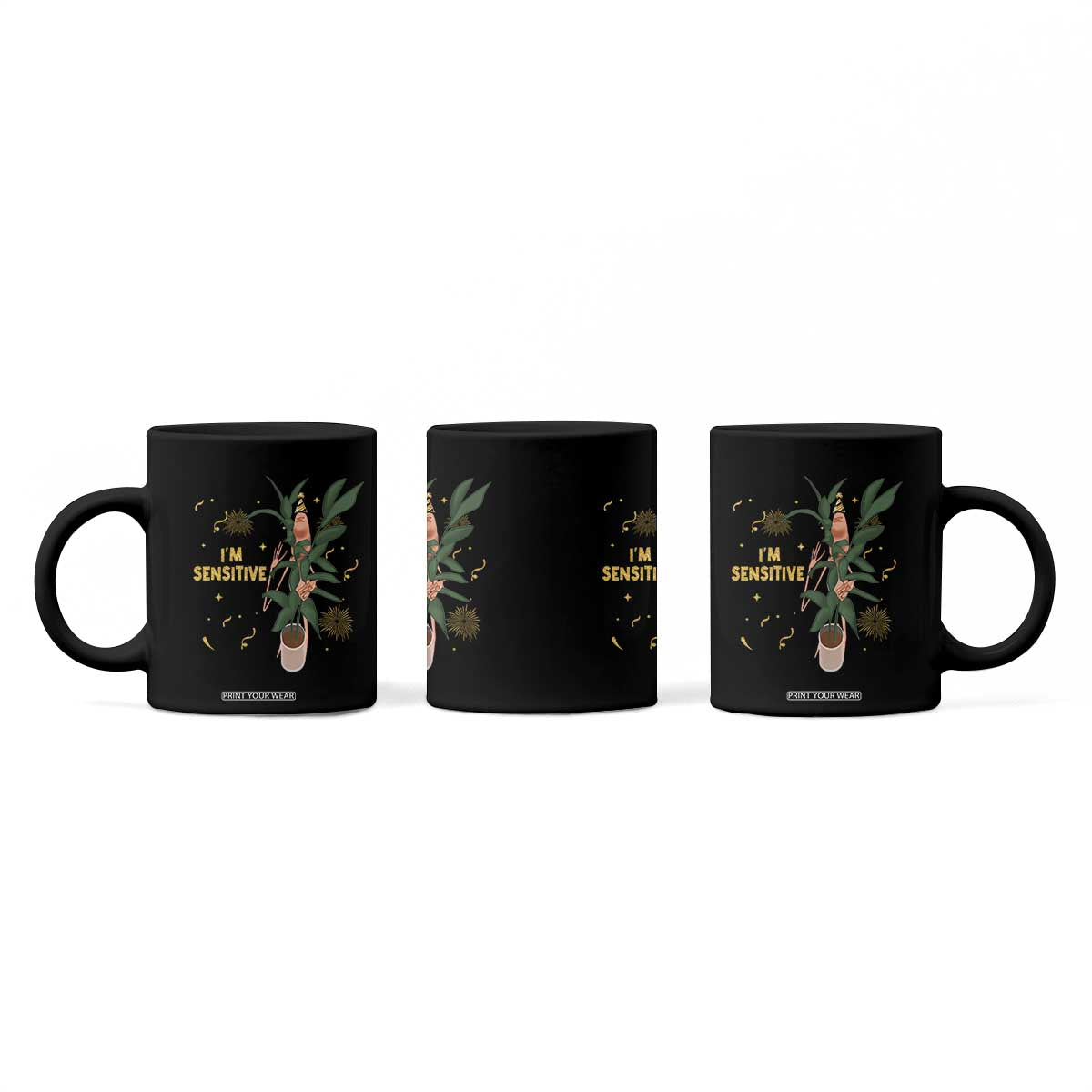 Funny Marcus The Worm New Year Coffee Mug I Am Sensitive NYE Party Firework TS11 Print Your Wear