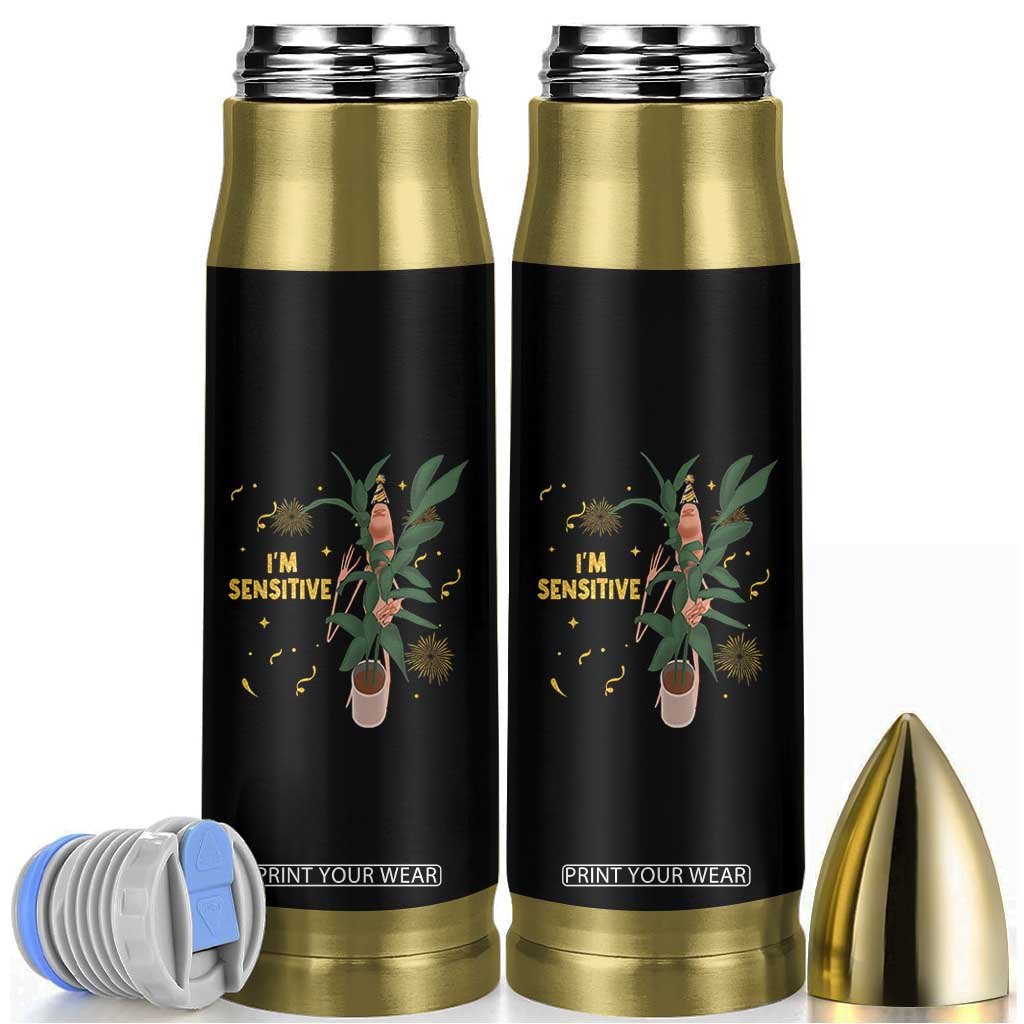 Funny Marcus The Worm New Year Bullet Tumbler I Am Sensitive NYE Party Firework TS11 Black Print Your Wear