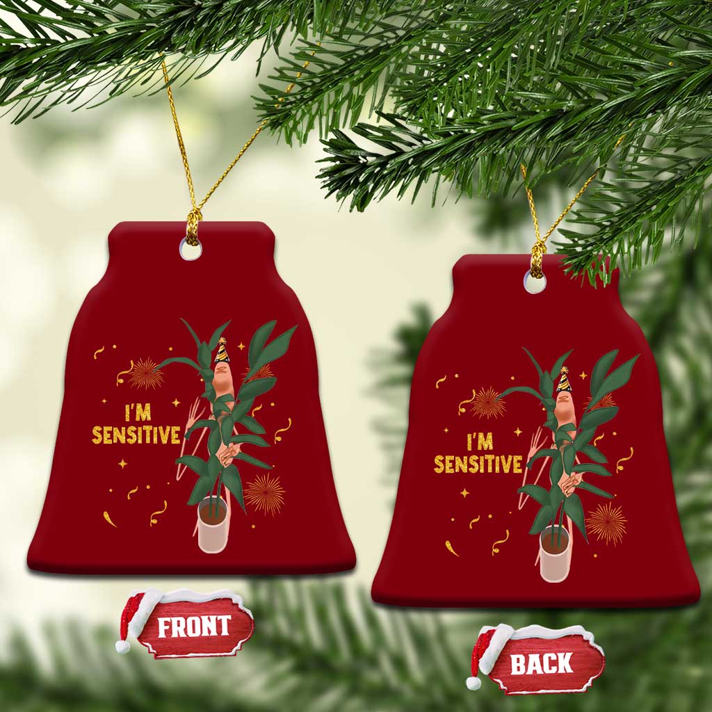 Funny Marcus The Worm New Year Ceramic Ornament I Am Sensitive NYE Party Firework TS11 Print Your Wear