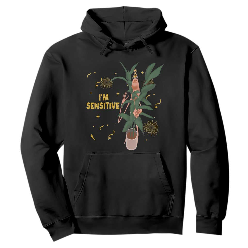 Funny Marcus The Worm New Year Hoodie I Am Sensitive NYE Party Firework TS11 Black Print Your Wear