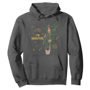 Funny Marcus The Worm New Year Hoodie I Am Sensitive NYE Party Firework TS11 Dark Heather Print Your Wear