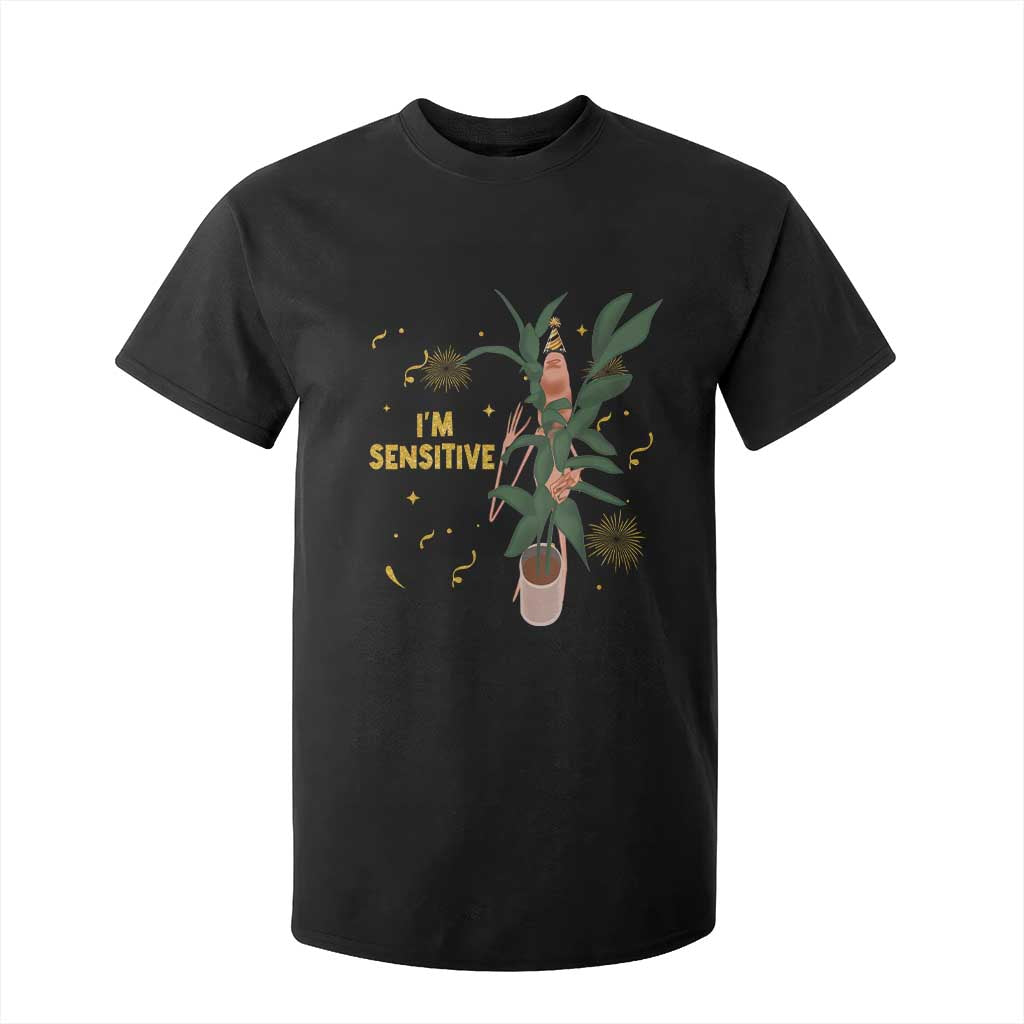 Funny Marcus The Worm New Year T Shirt For Kid I Am Sensitive NYE Party Firework TS11 Black Print Your Wear