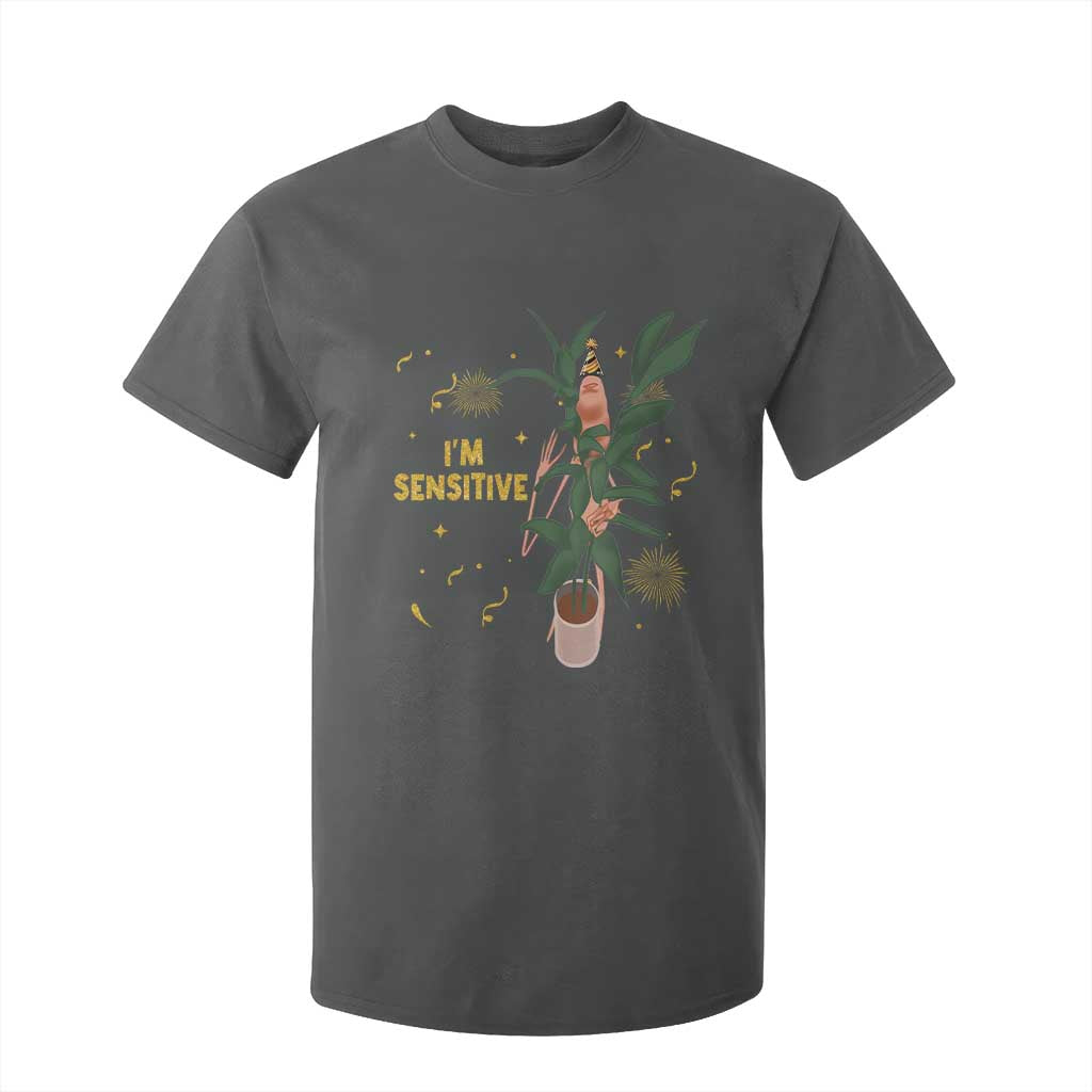 Funny Marcus The Worm New Year T Shirt For Kid I Am Sensitive NYE Party Firework TS11 Dark Heather Print Your Wear