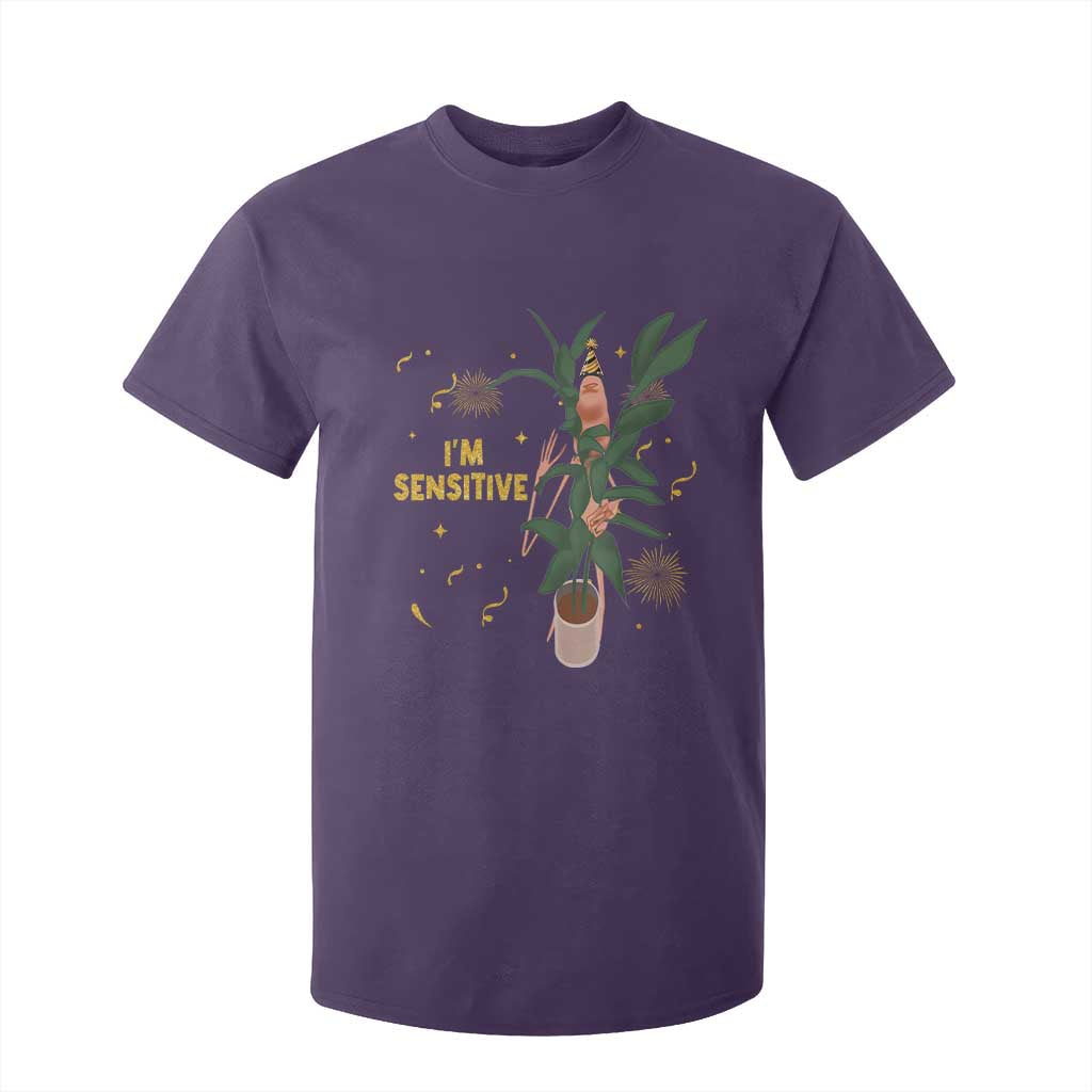 Funny Marcus The Worm New Year T Shirt For Kid I Am Sensitive NYE Party Firework TS11 Purple Print Your Wear