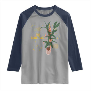 Funny Marcus The Worm New Year Raglan Shirt I Am Sensitive NYE Party Firework TS11 Sport Gray Navy Print Your Wear