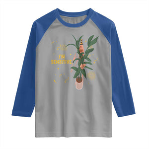 Funny Marcus The Worm New Year Raglan Shirt I Am Sensitive NYE Party Firework TS11 Sport Gray Royal Print Your Wear