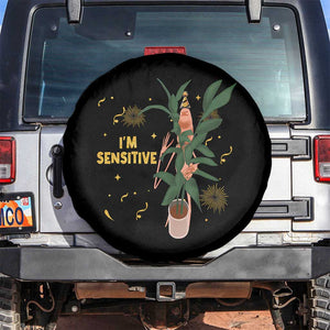Funny Marcus The Worm New Year Spare Tire Cover I Am Sensitive NYE Party Firework TS11 No hole Black Print Your Wear