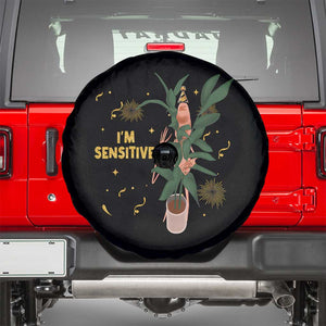 Funny Marcus The Worm New Year Spare Tire Cover I Am Sensitive NYE Party Firework TS11 Black Print Your Wear