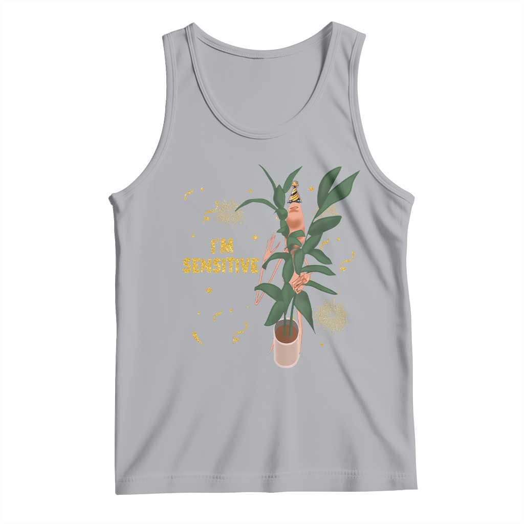 Funny Marcus The Worm New Year Tank Top I Am Sensitive NYE Party Firework TS11 Athletic Heather Print Your Wear