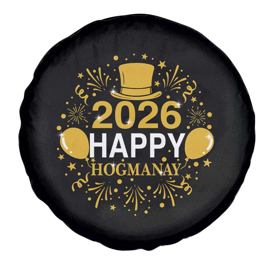 Scottish New Year 2026 Spare Tire Cover Happy Hogmanay NYE Party TS11 Print Your Wear