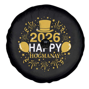 Scottish New Year 2026 Spare Tire Cover Happy Hogmanay NYE Party TS11 Print Your Wear