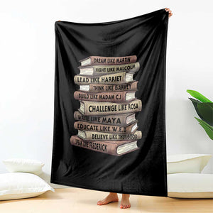 Black History Month African American Leaders Teacher Book Lover Throw Blanket TS11 Print Your Wear